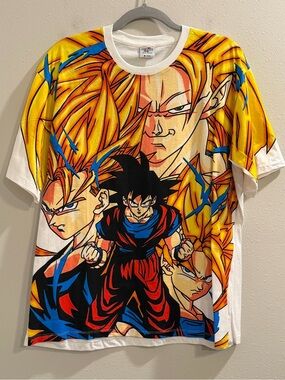 Street Couture Size XL Dragon Ball Z Saiyan Goku Gohan All Over Print T-Shirt